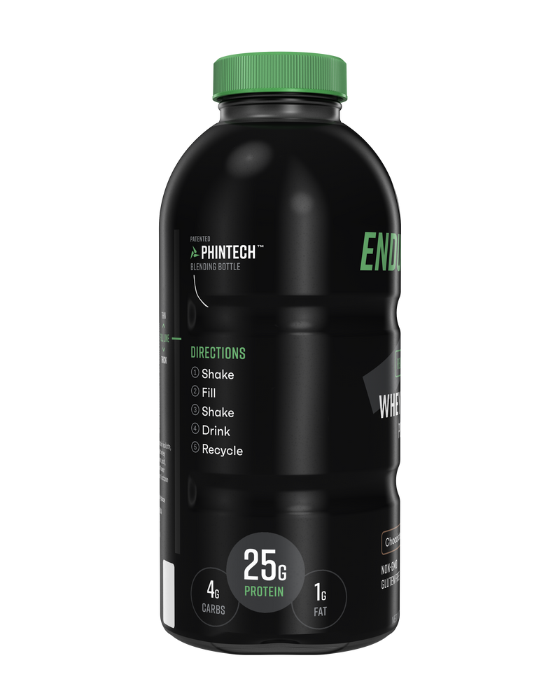 Enduraphin Chocolate Whey Protein PHINTECH™ Bottle – Enduraphin®