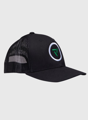 
                  
                    Enduraphin Green on Black Trucker Hat
                  
                