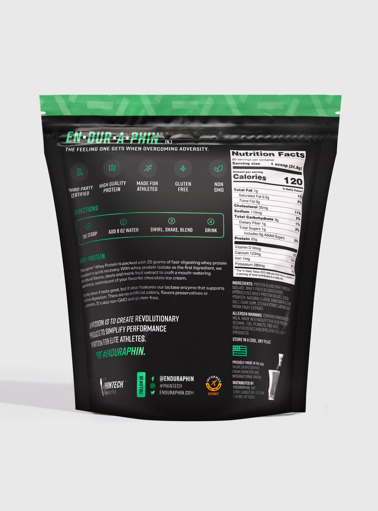 
                  
                    Enduraphin Chocolate Whey Protein - 60 Serving Pouch
                  
                